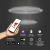 Подвесной светодиодный светильник с управлением по Wi-Fi 90241/2 белый/ серебро Smart