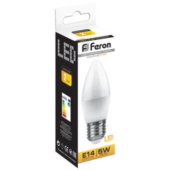 Светодиодная лампа Feron E27 5W 2700K 25764