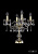 Настольная лампа Bohemia Ivele Crystal 1413L/4/141-39 G