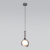 Подвесной светильник со стеклянным плафоном Eurosvet 50188/1 дымчатый