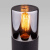 Ландшафтный светильник Elektrostandard Roil чёрный/дымчатый плафон IP54 35125/S