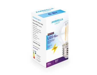 Светодиодная лампа Ambrella E27 60W 4000K 203915