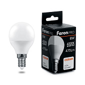 Светодиодная лампа Feron E14 6W 4000K 38066