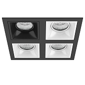 Комплект из светильников и рамки Lightstar Domino D54707060606
