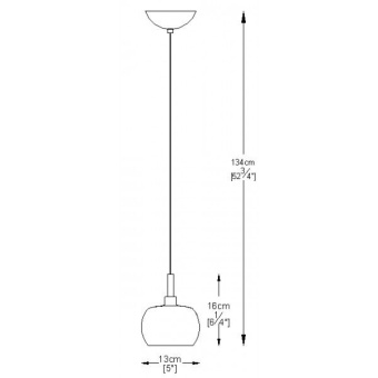 Подвесной светильник Zumaline CRYSTAL P0076-01A-F4FZ