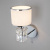 Настенный светильник с абажуром Eurosvet Zaffiro 10099/1 хром