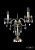 Настольная лампа Bohemia Ivele Crystal 1415L/2/141-39 G